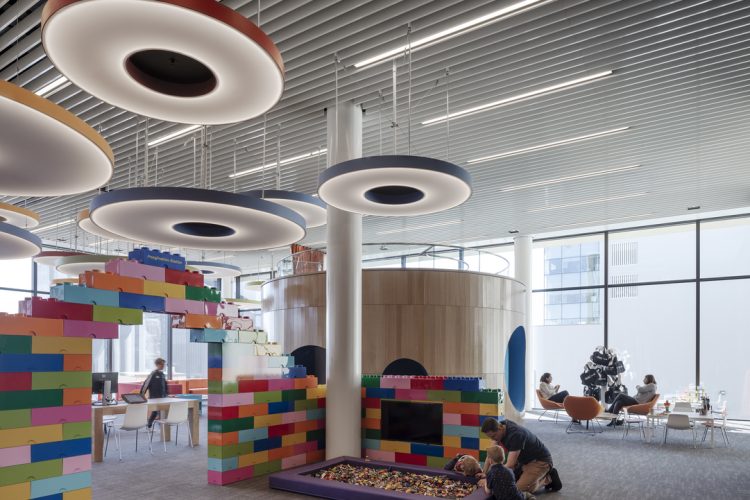 Tūranga Christchurch Central Library Lego Wall