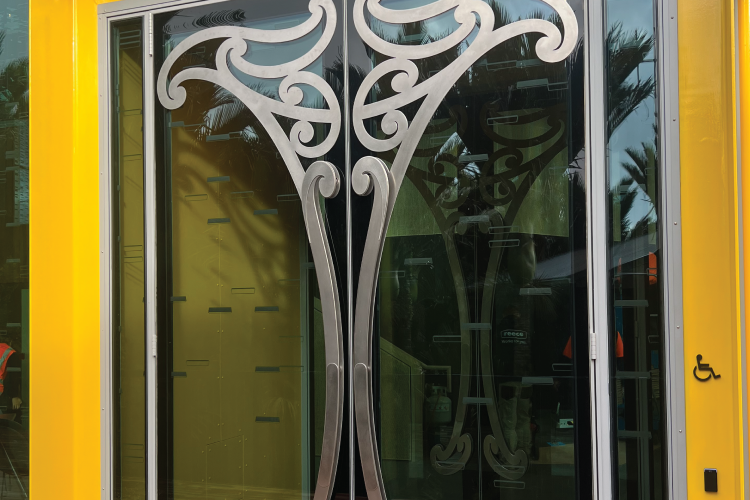 Punakaiki Visitor Centre Door Handles