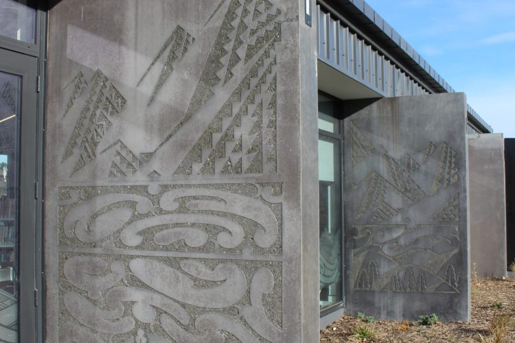 Matatiki Hornby Centre Vapour Blasting Exterior Wall