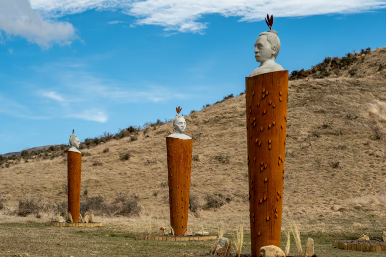 Three Pou Whenua - Castle Hill