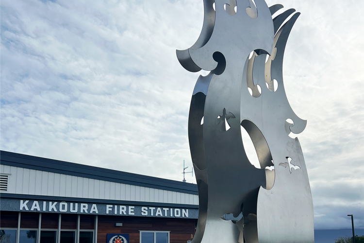 Kaikoura Fire Station Pou